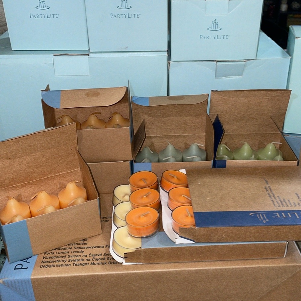 6 pkgs Partylite candles